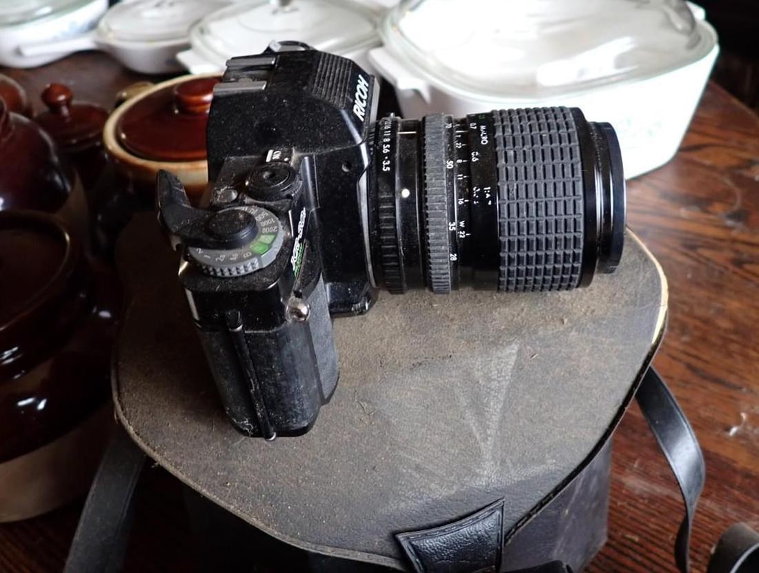 Ricoh KR 30A 35mm Camera & Polaroid Land Camera - 7