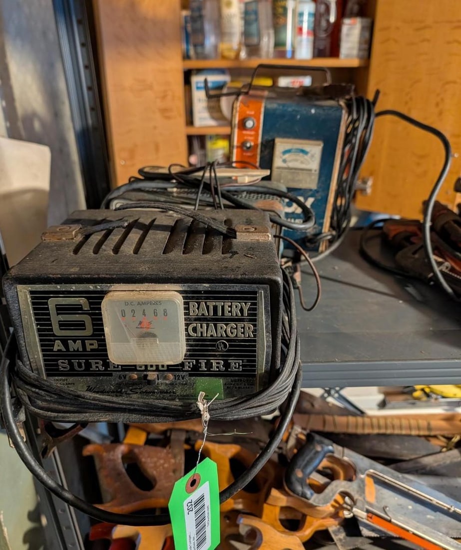 (3) Antique Battery Chargers (1 of 4)