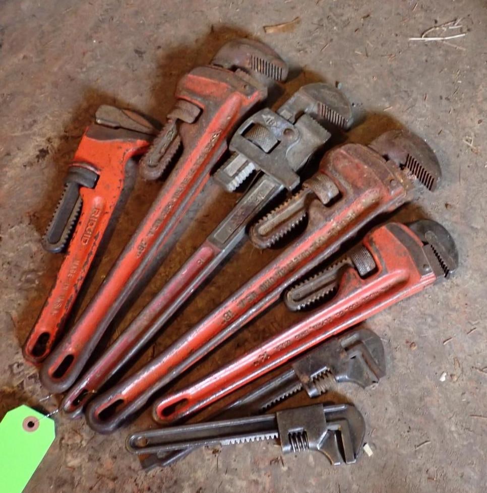 (7) Asst. Pipe Wrenches - 3