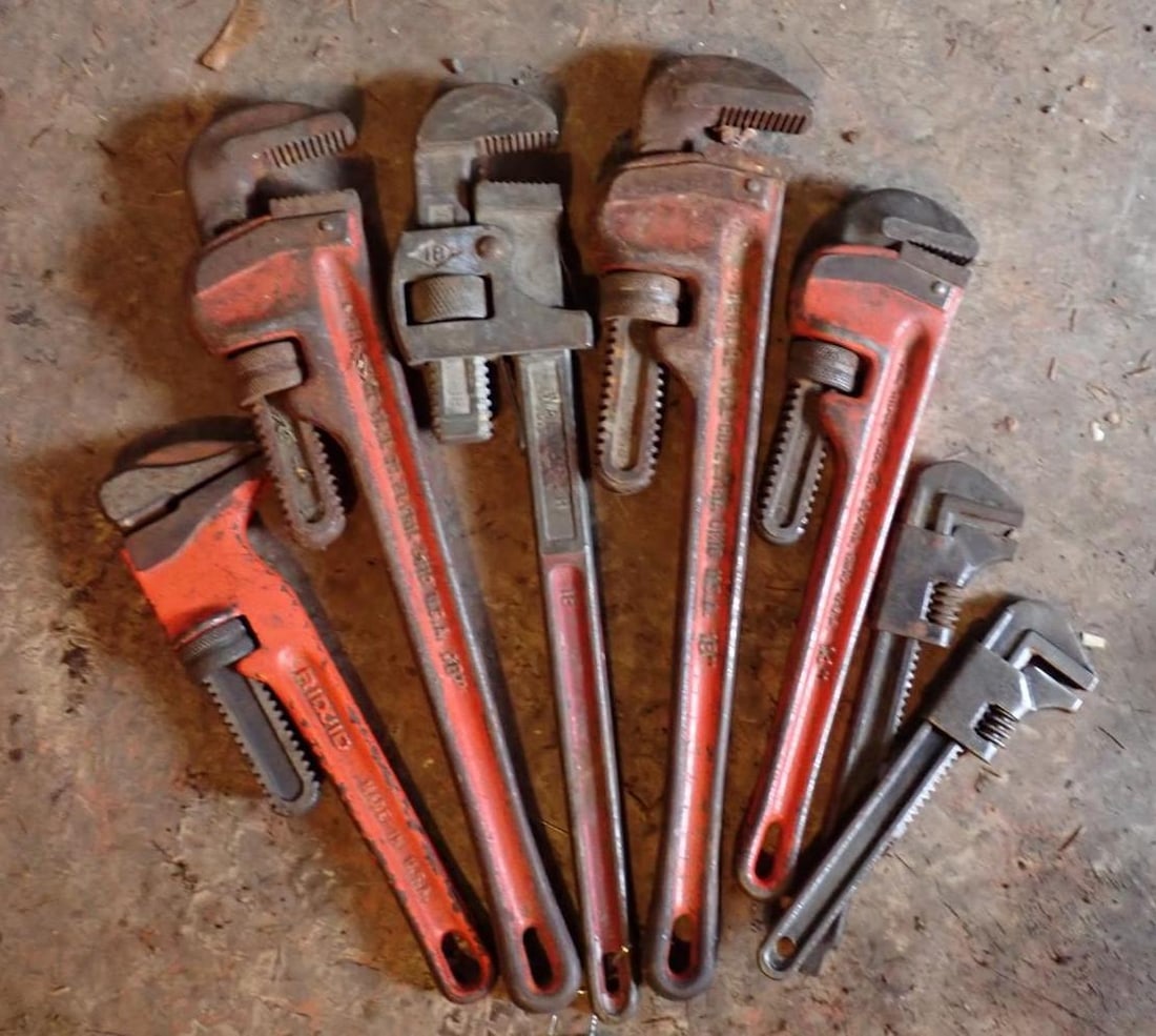 (7) Asst. Pipe Wrenches - 4