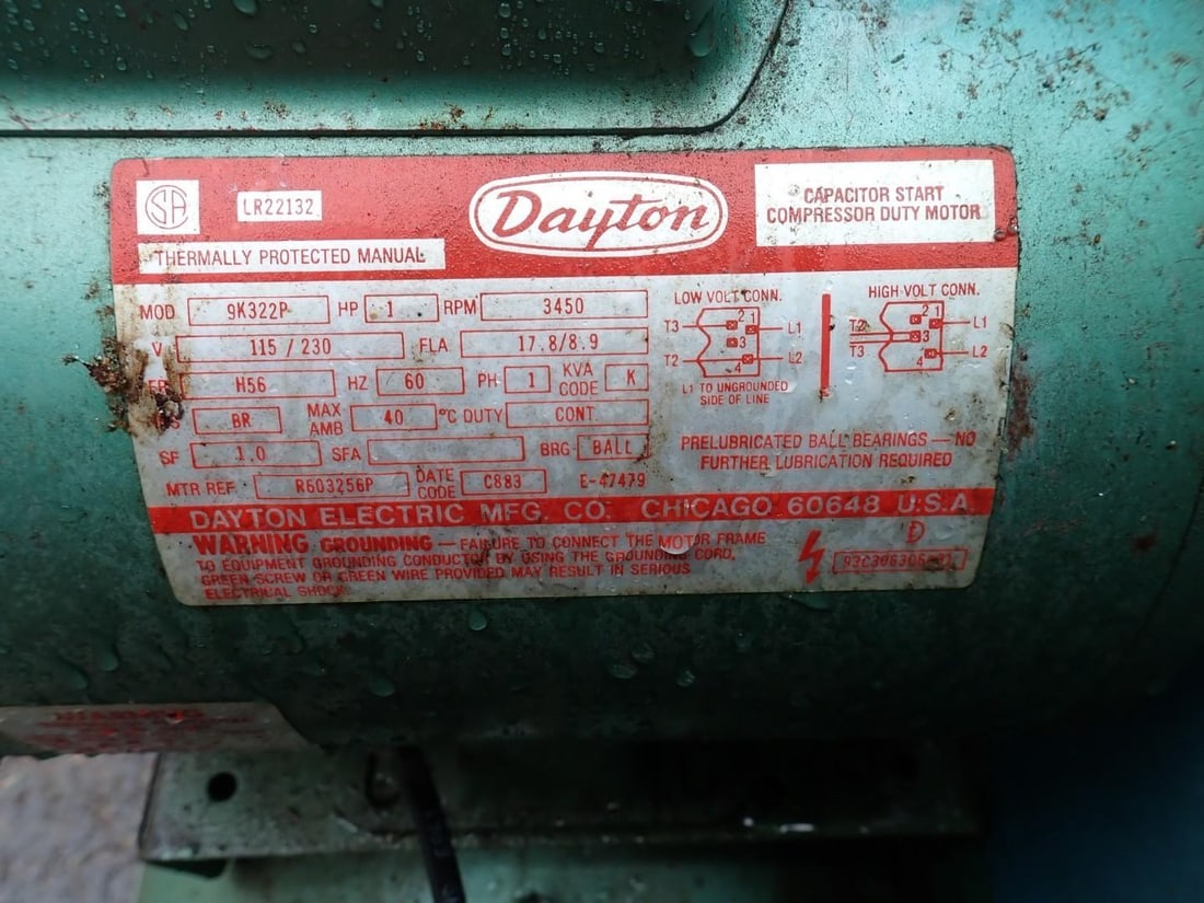 Speedaire Electric Air Compressor - 7