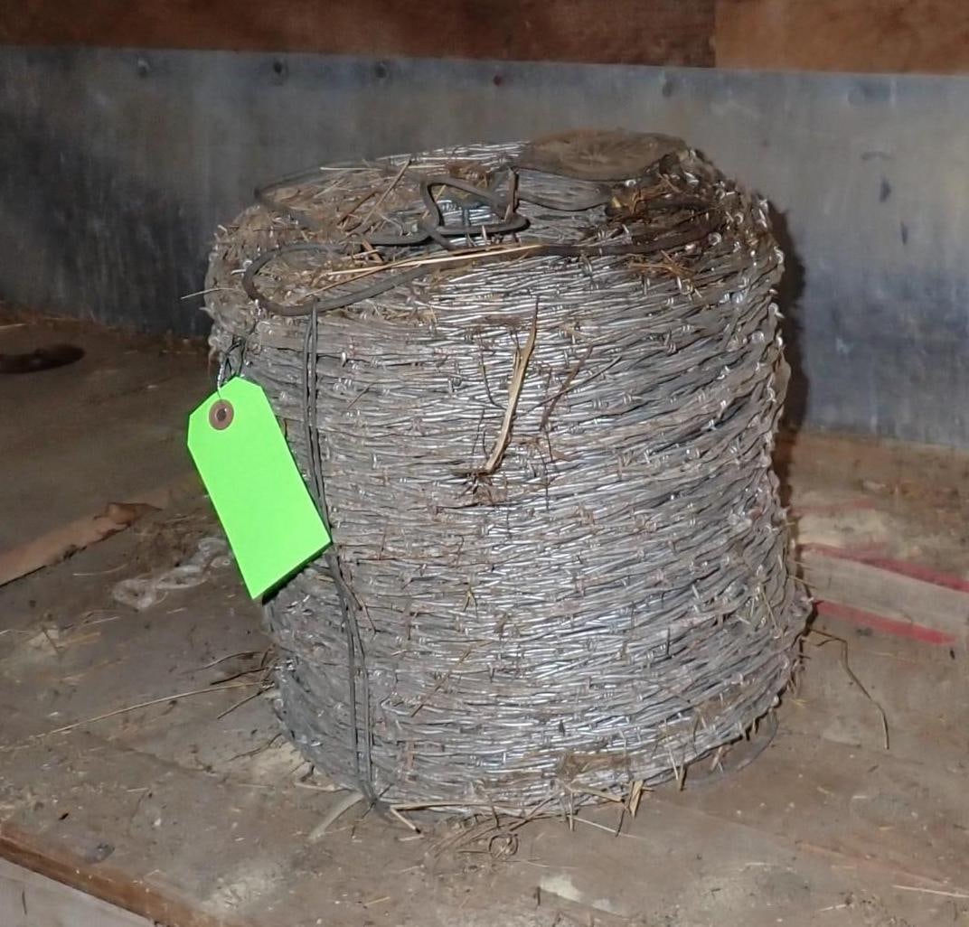 Eastern States Barb Wire Roll: 2-point, Aluminum coated 