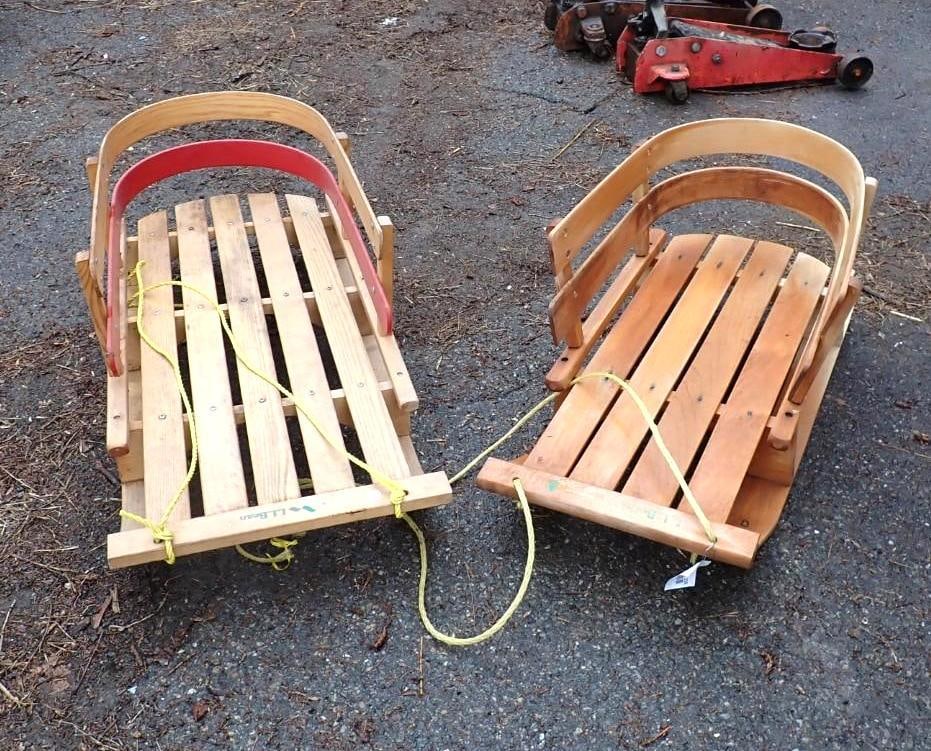 (2) L.L. Bean Baby Sleighs: (2) L.L. Bean Baby Sleighs 