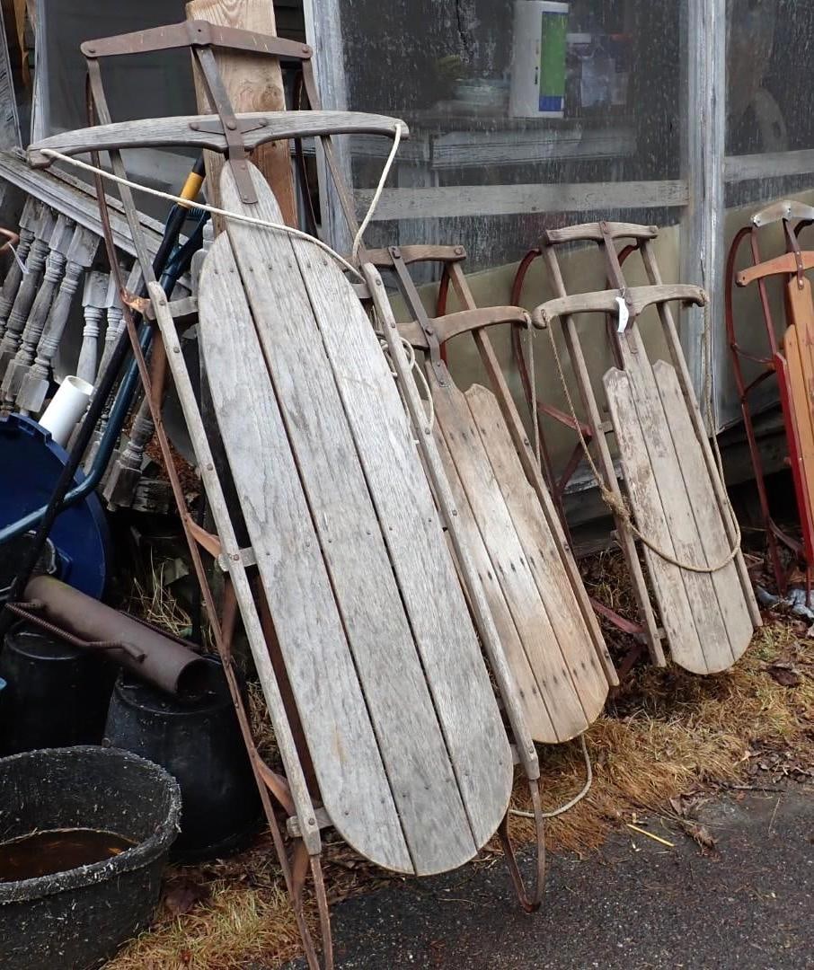 (3) High Runner Sleds - 2