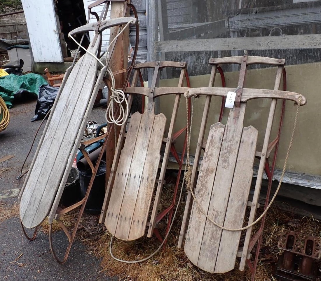 (3) High Runner Sleds - 3