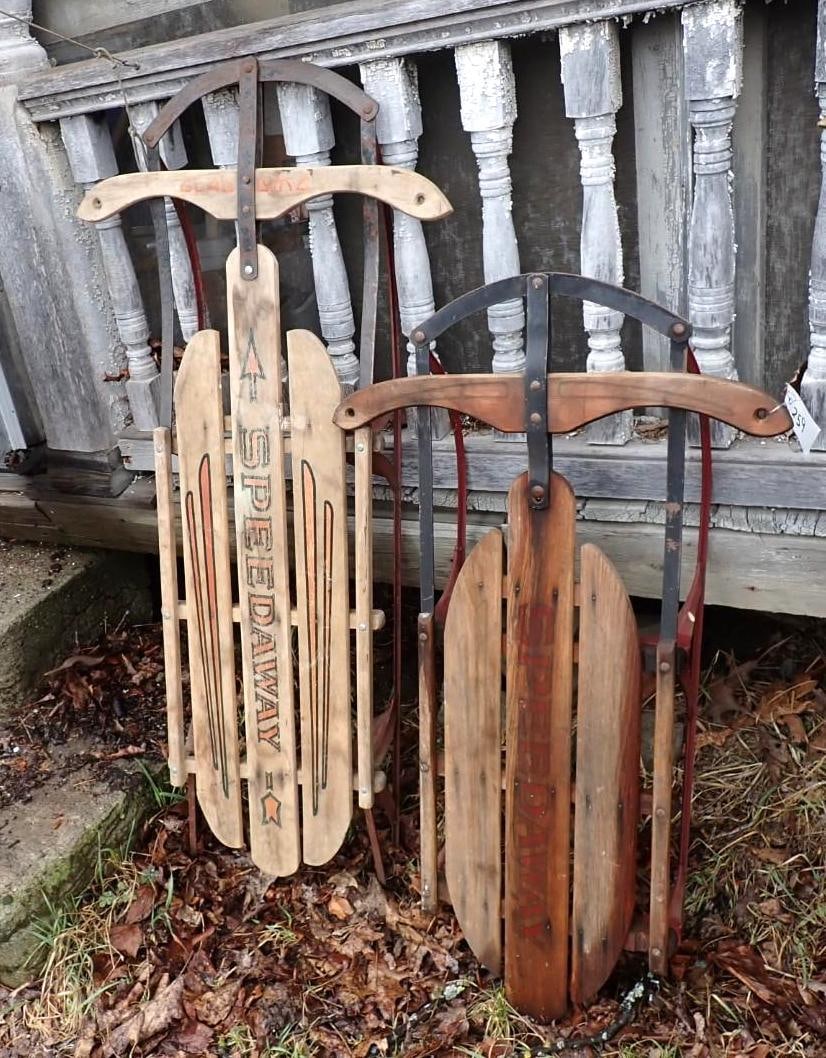 (2) Speedway Sleds - 2