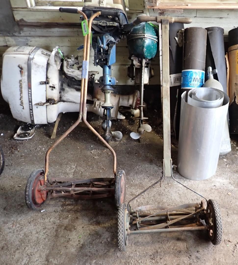 (2) Manual Push Rotary Mowers (1 of 6)