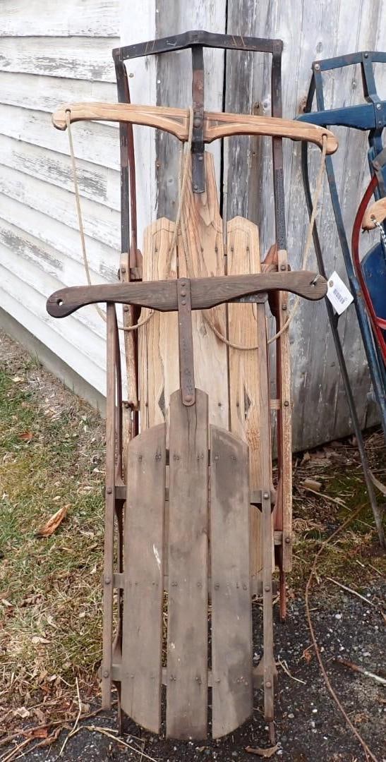 (2) High Runner Sleds: 53" & 37" long 