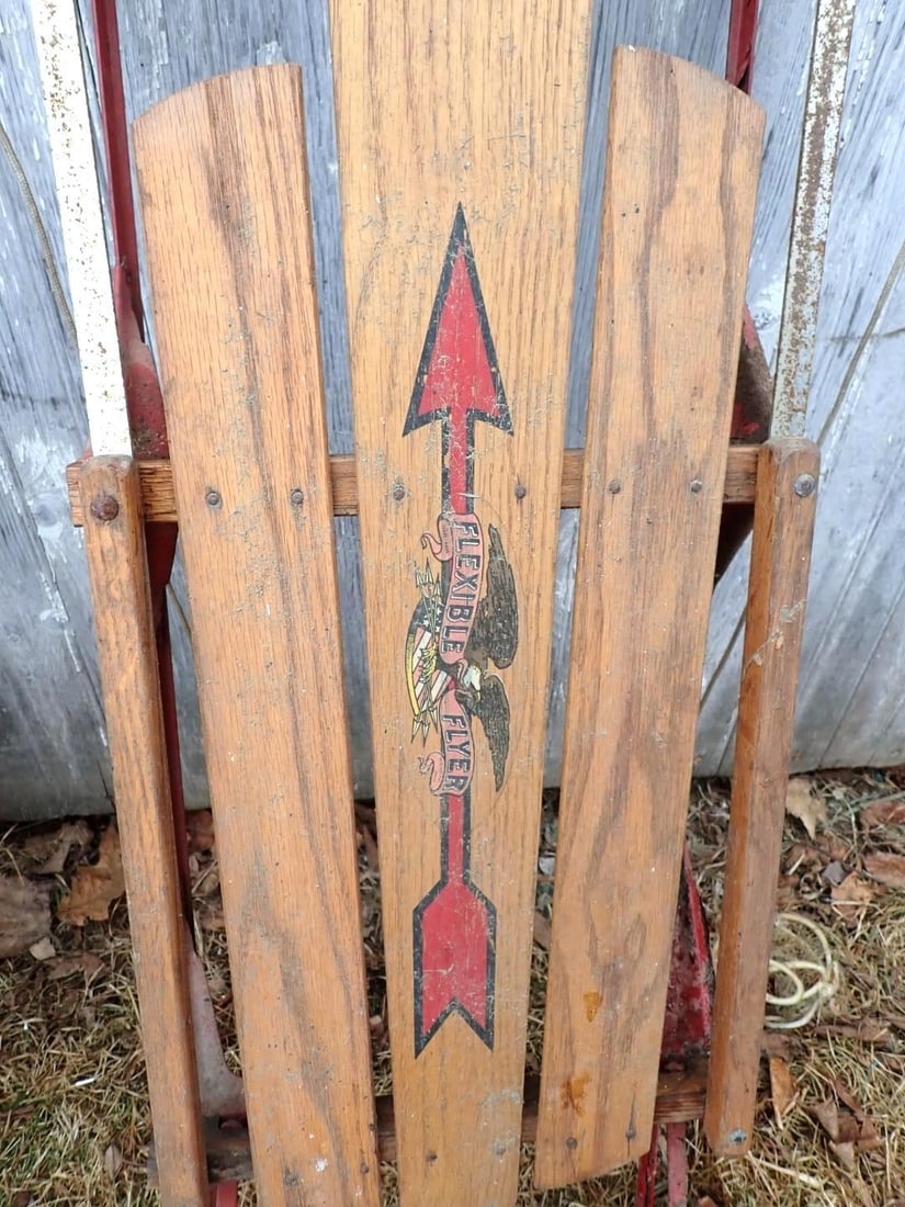 (2) Flexible Flyer Sleds - 4