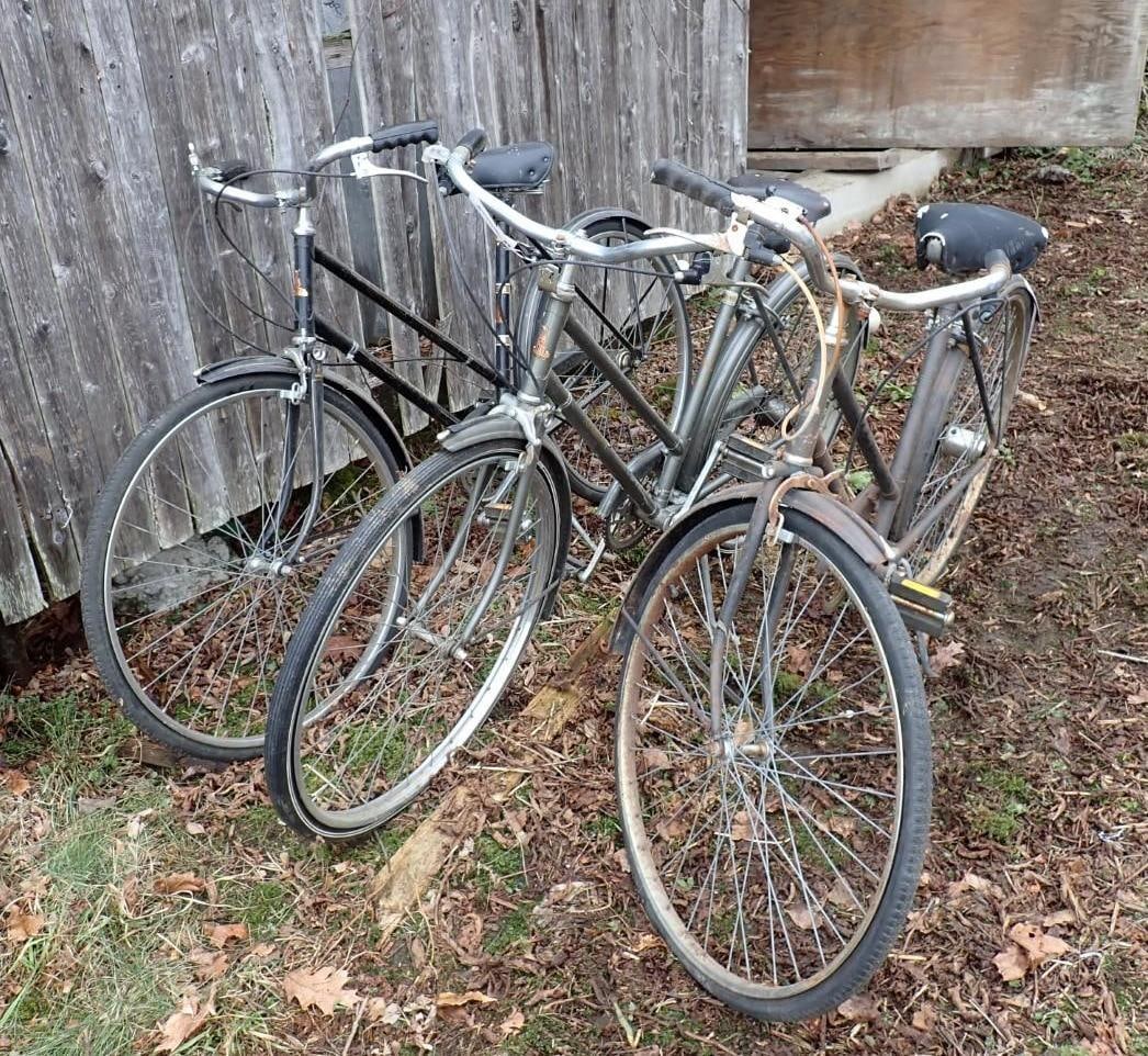(3) Vintage Raleigh Women's Bicycles: 20-30, 3 Speed 