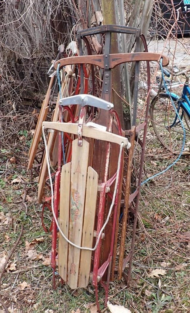 (2) Flexible Flyer Sleds - 2