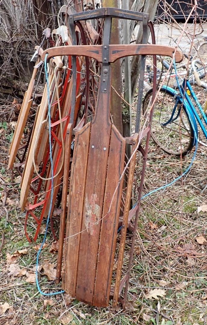 (2) Flexible Flyer Sleds - 3