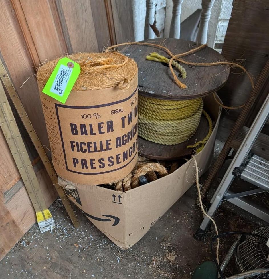 (3) Rolls of Asst. Twine & Rope (1 of 3)