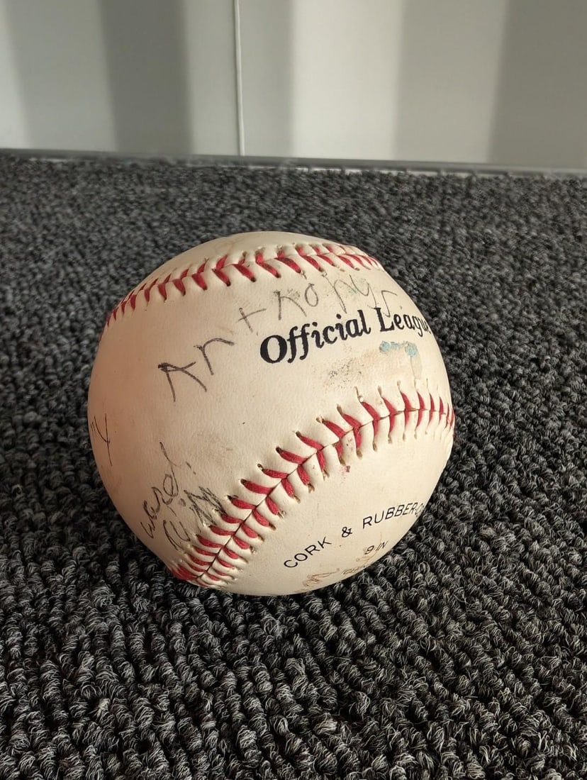 Padres '93 Signed Baseball - 3