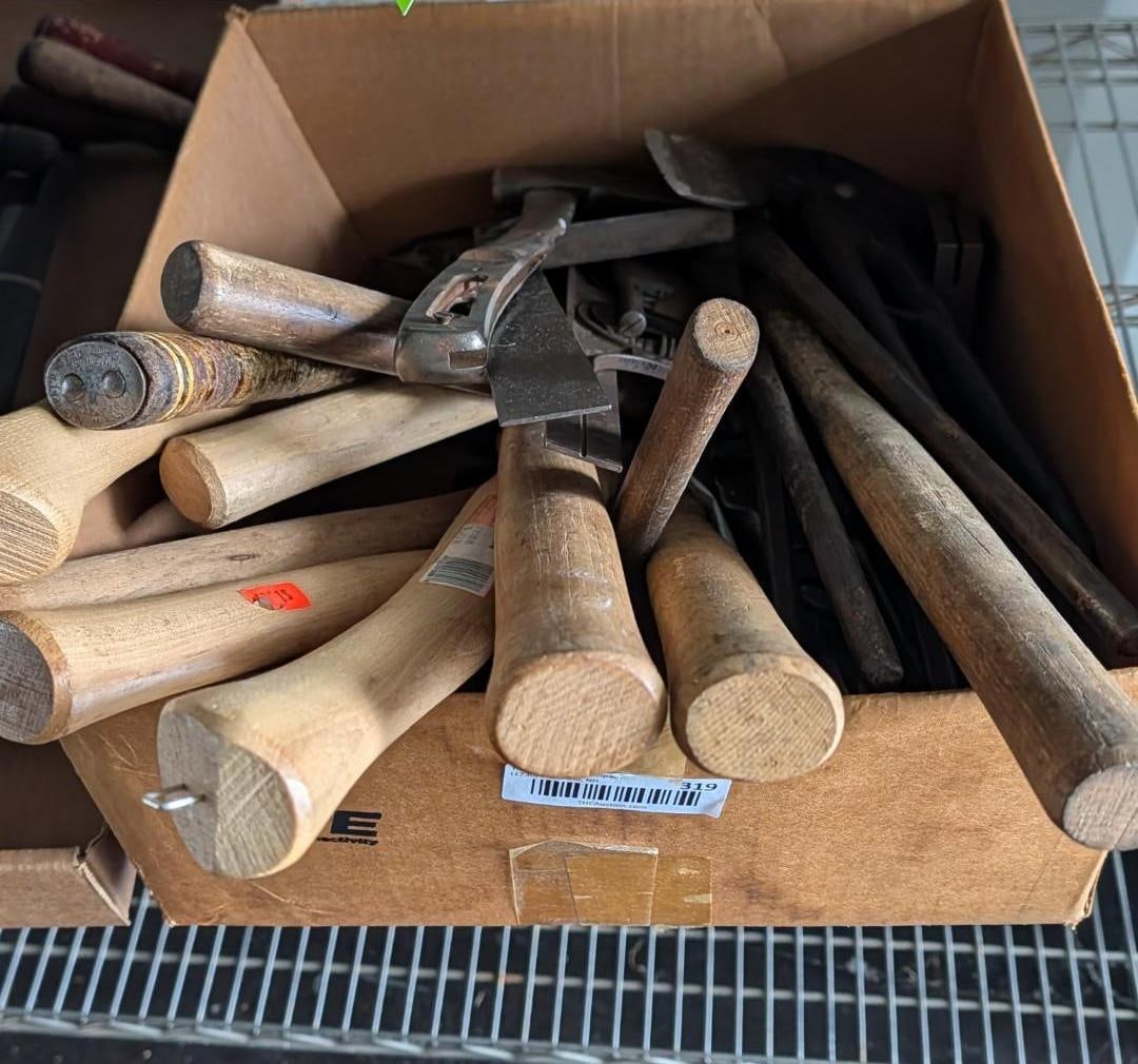 Asst. Hatchets, Hatchet Handles, & Tools: Asst. Hatchets, Hatchet Handles, & Tools 