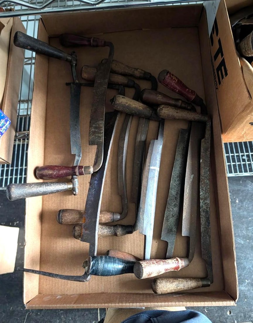 (9) Asst. Drawshaves: (9) Asst. Drawshaves 