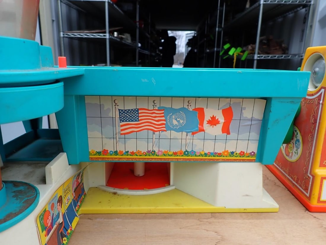 Vintage Fisher Price Airport & Accs. - 5