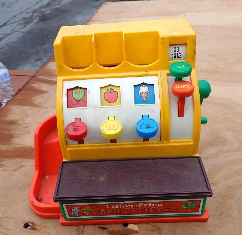 Vintage Fisher Price Airport & Accs. - 9