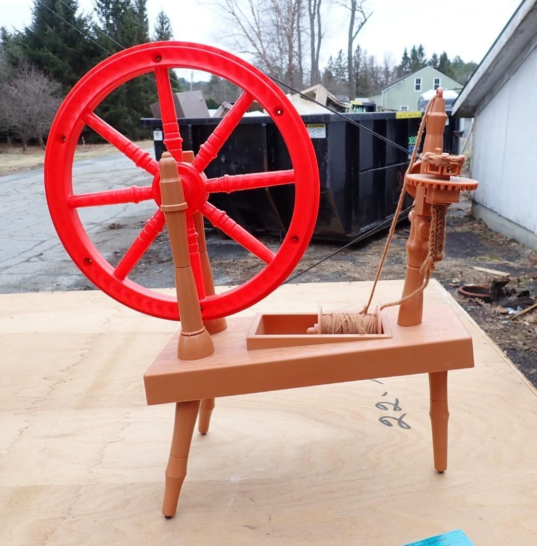REMCO "Little Red Spinning Wheel" Poly Toys (1 of 5)