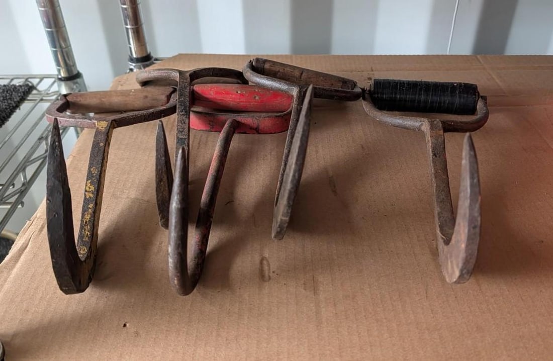 (5) Log Hooks & (1) Set of Ice Tongs (1 of 7)