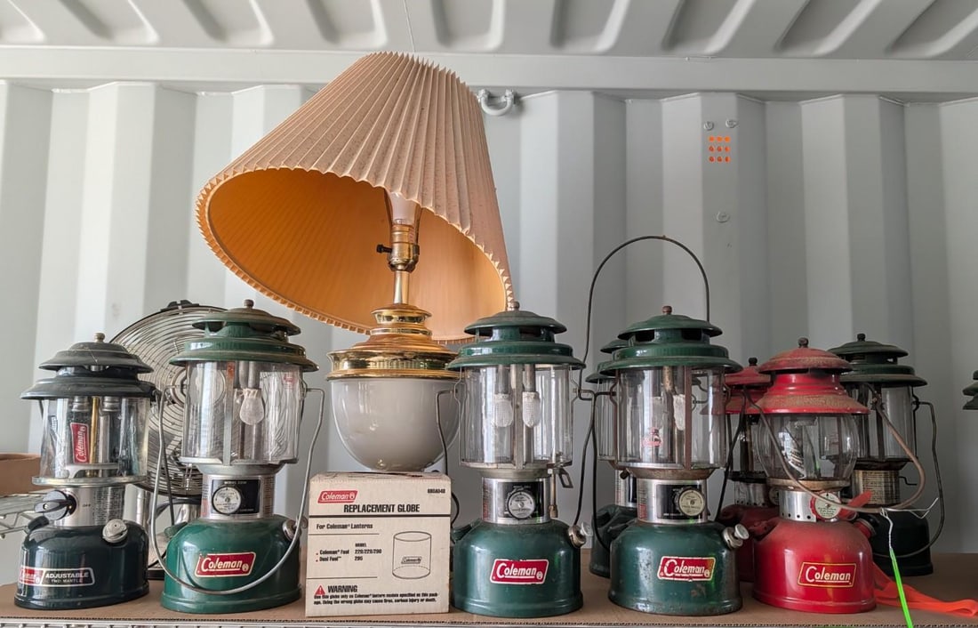 (7) Asst. Coleman Lanterns, Lamp & Fan (1 of 5)