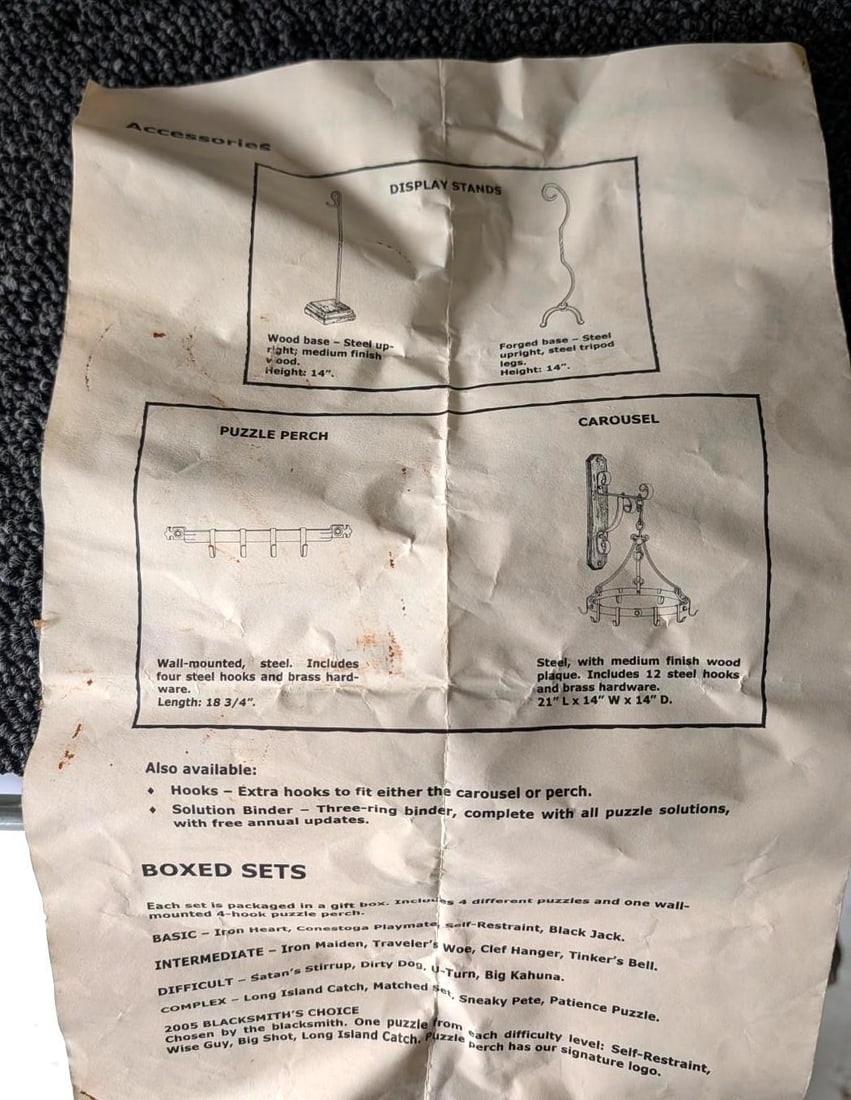 Asst. Metal Puzzles - 6