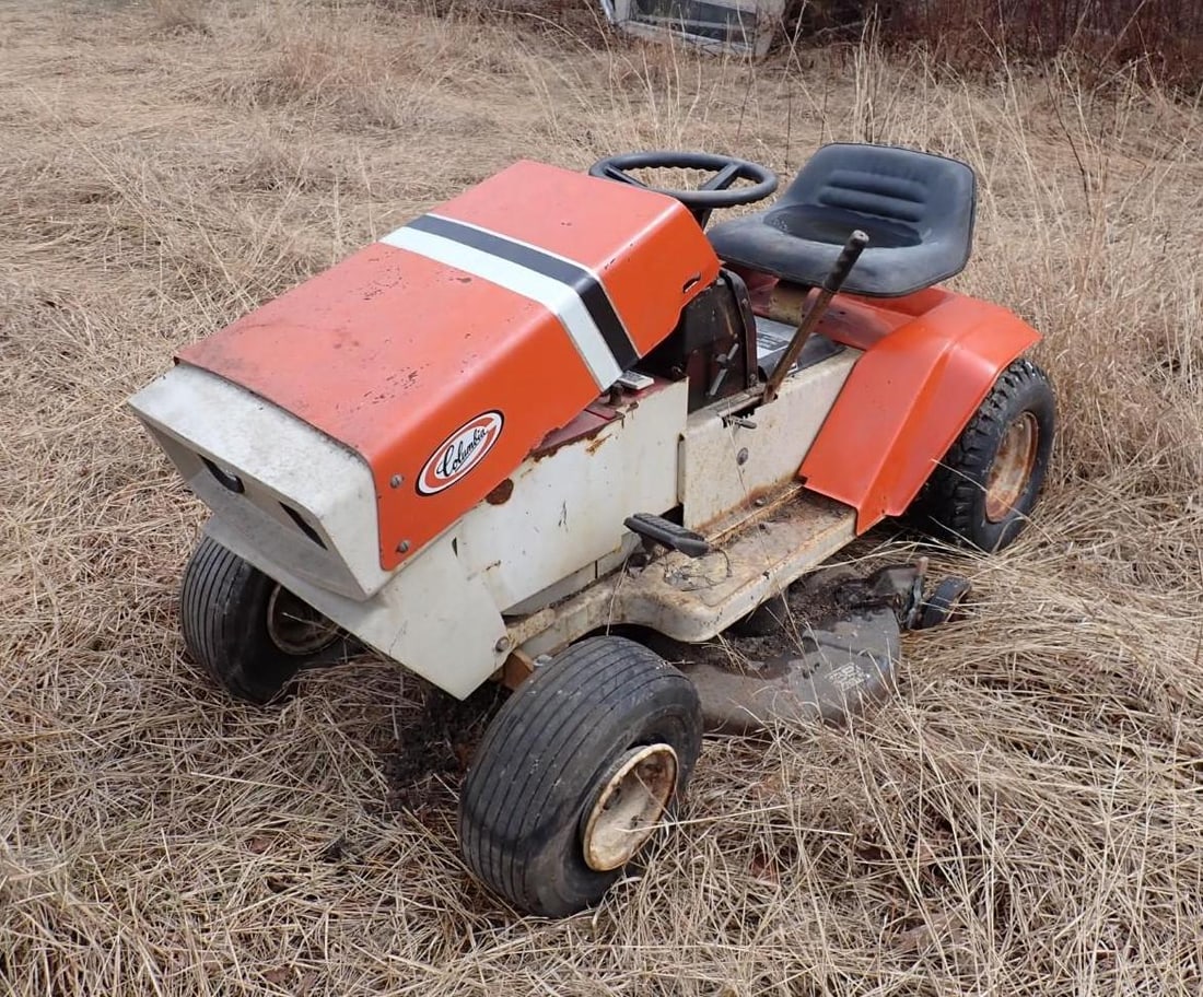 Columbia Riding Mower: 38" Deck, Condition Unknown 