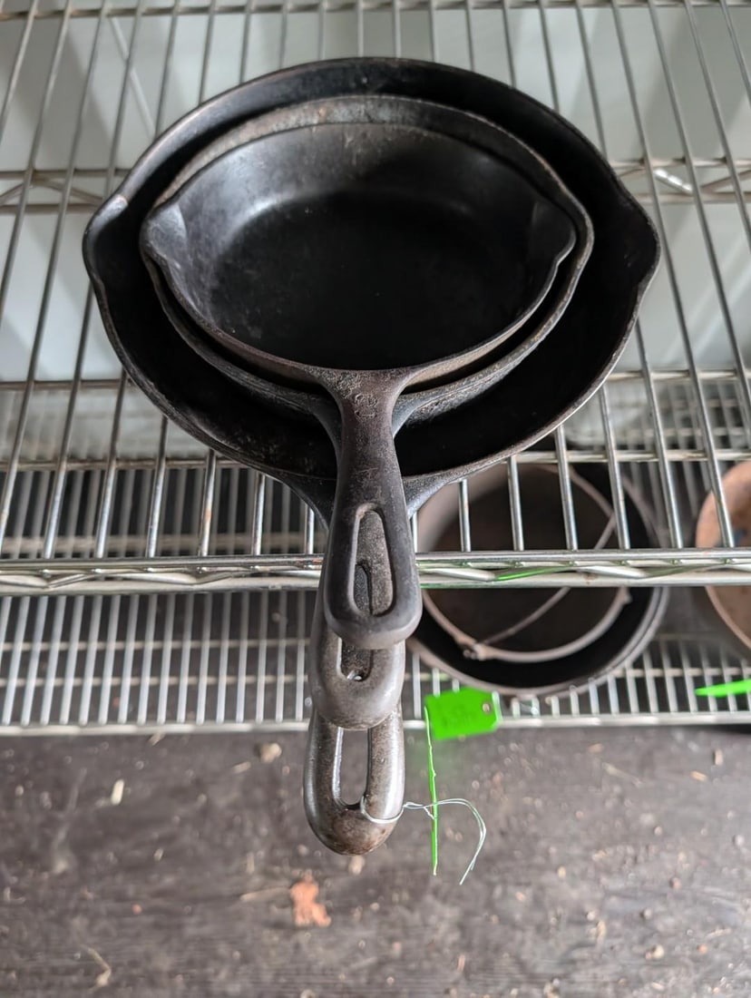 (3) Cast Iron Skillets (1 of 8)