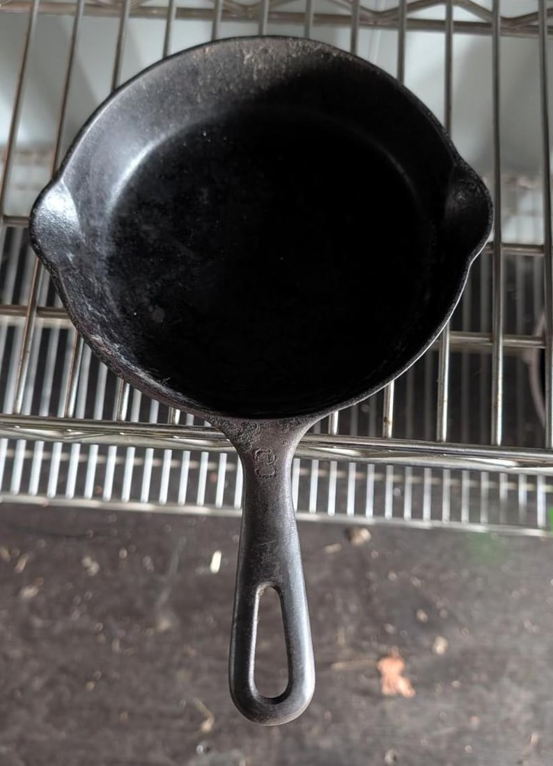 (3) Cast Iron Skillets - 2