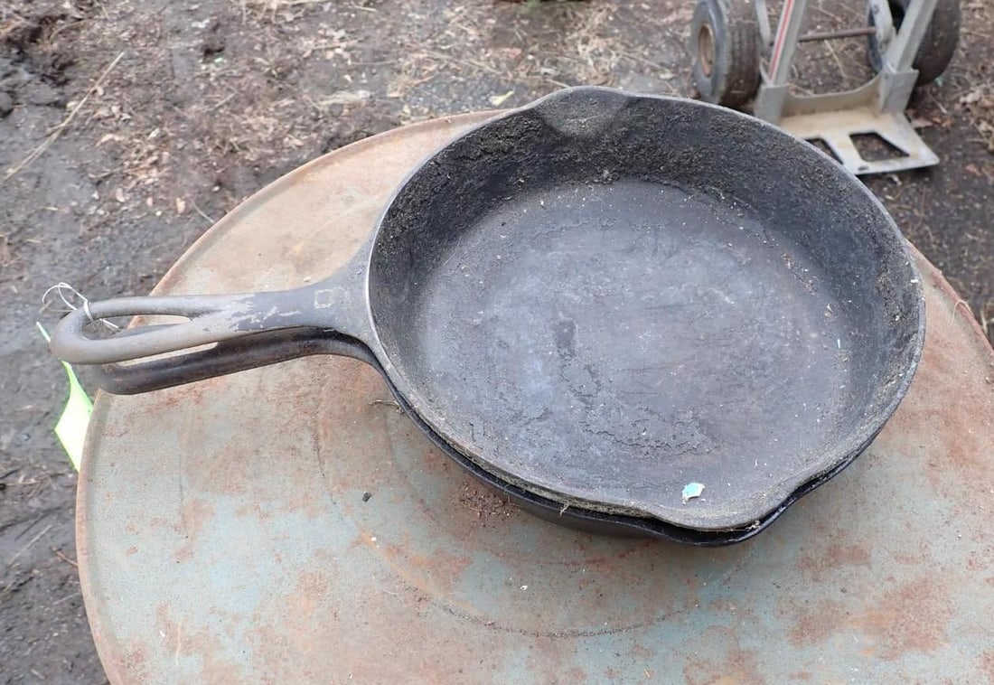 (2) Cast Iron Skillets (1 of 10)