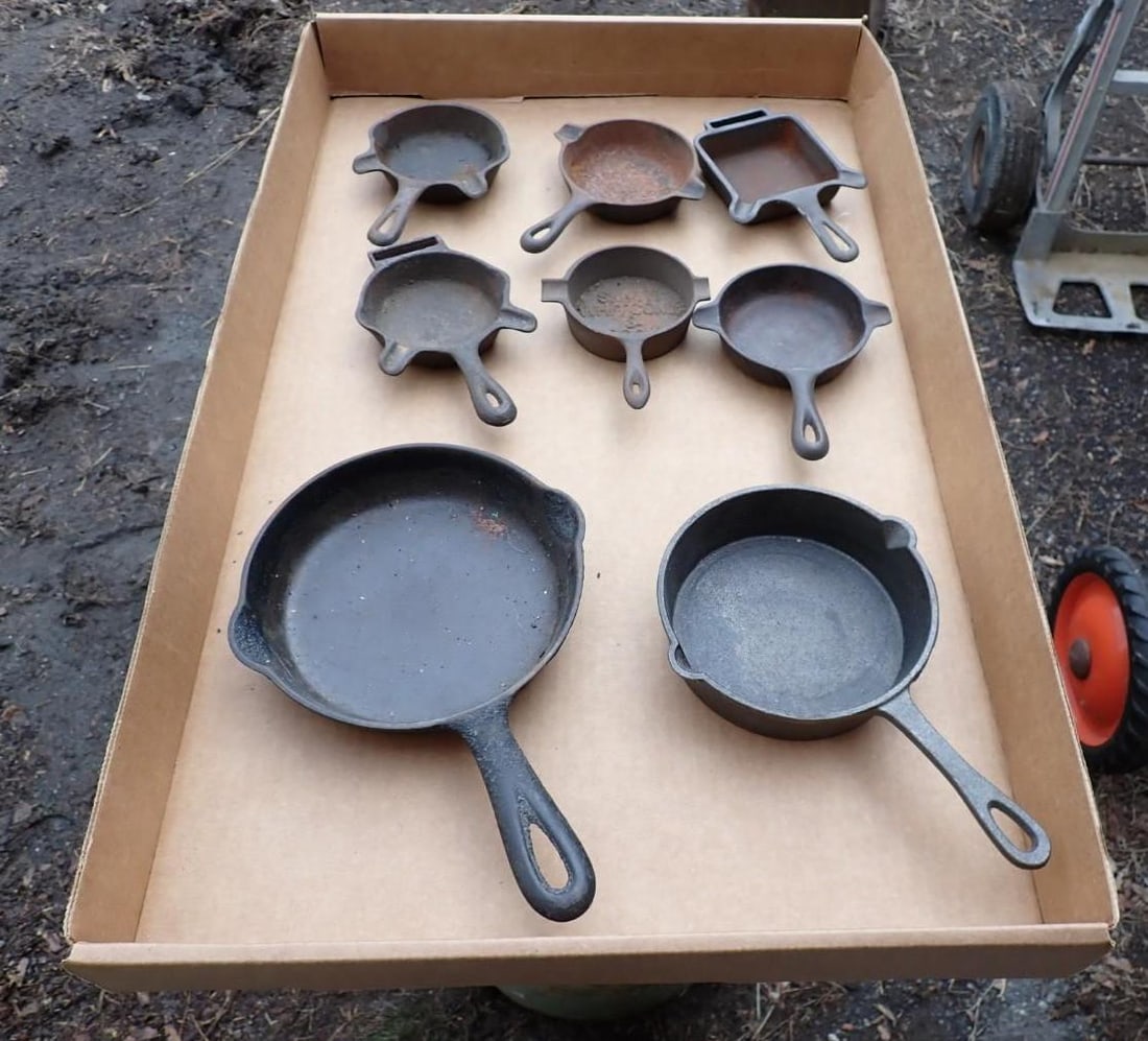 (8) Pcs Cast Iron (1 of 6)
