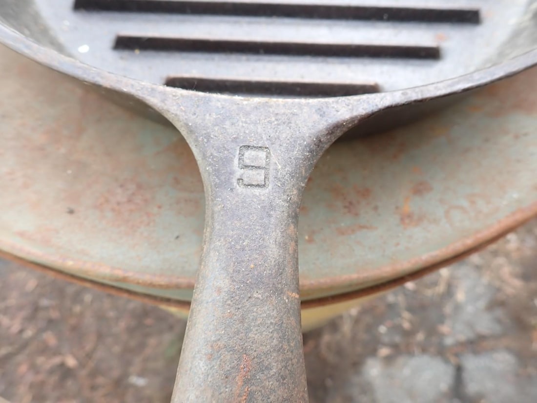 (3) Cast Iron Skillets - 8