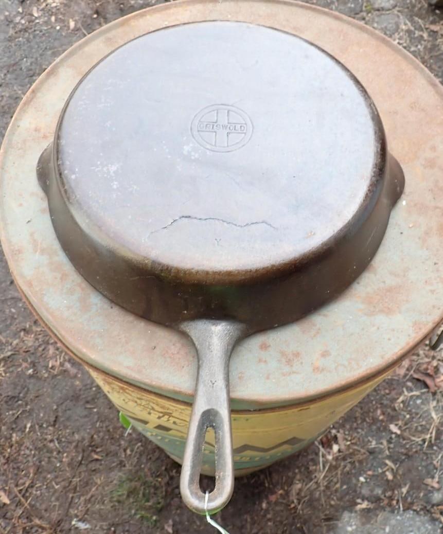 (3) Cast Iron Skillets - 9