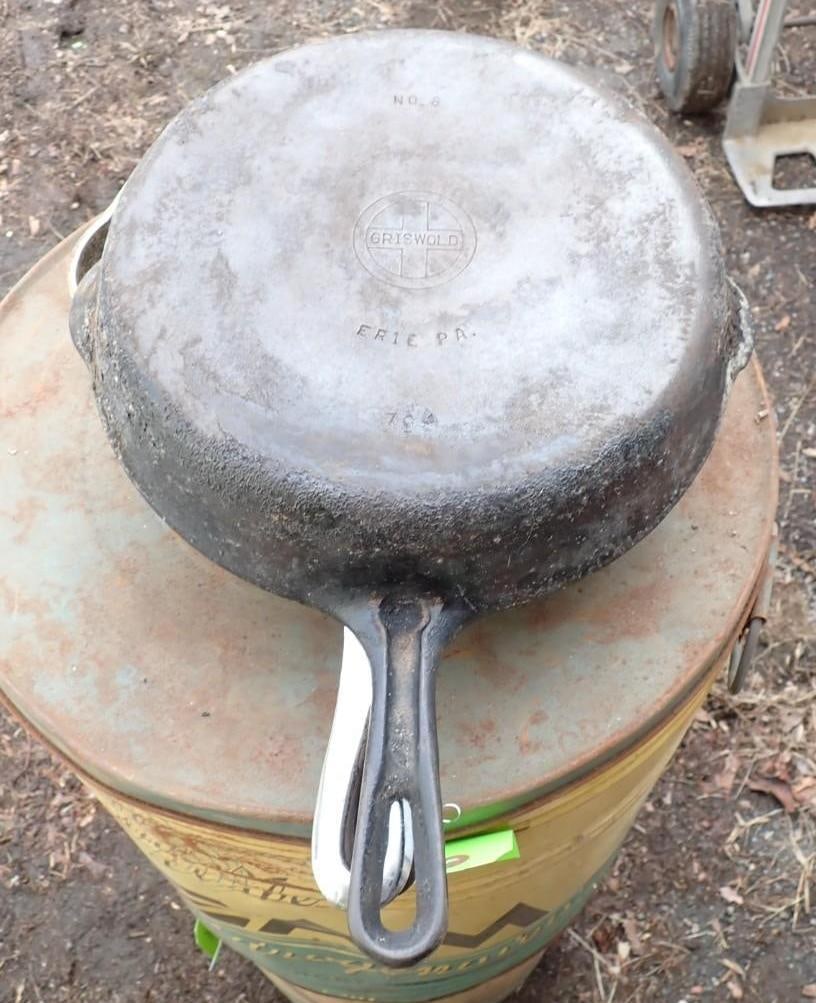 (3) Cast Iron Skillets - 3