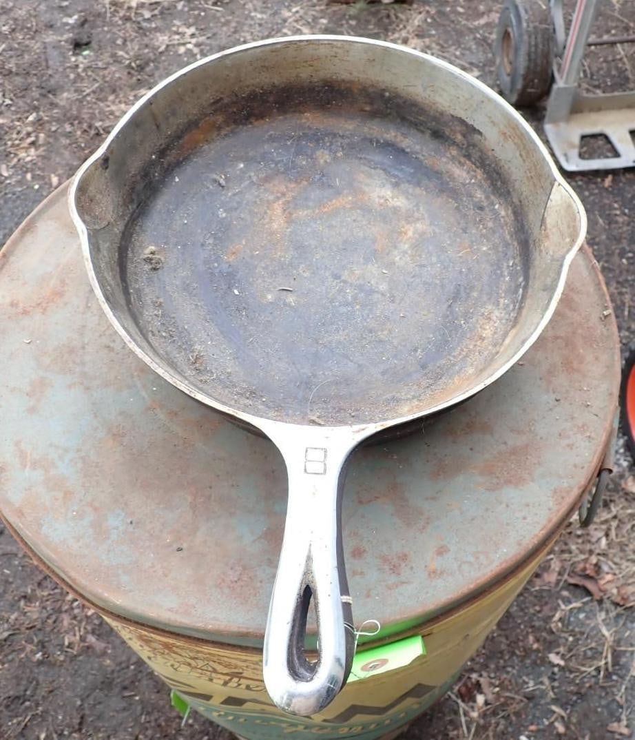(3) Cast Iron Skillets - 5