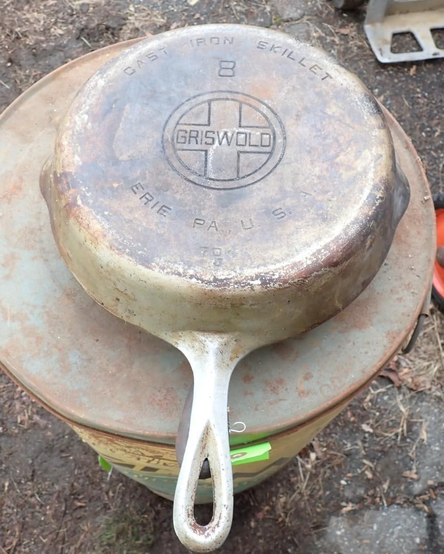 (3) Cast Iron Skillets - 6