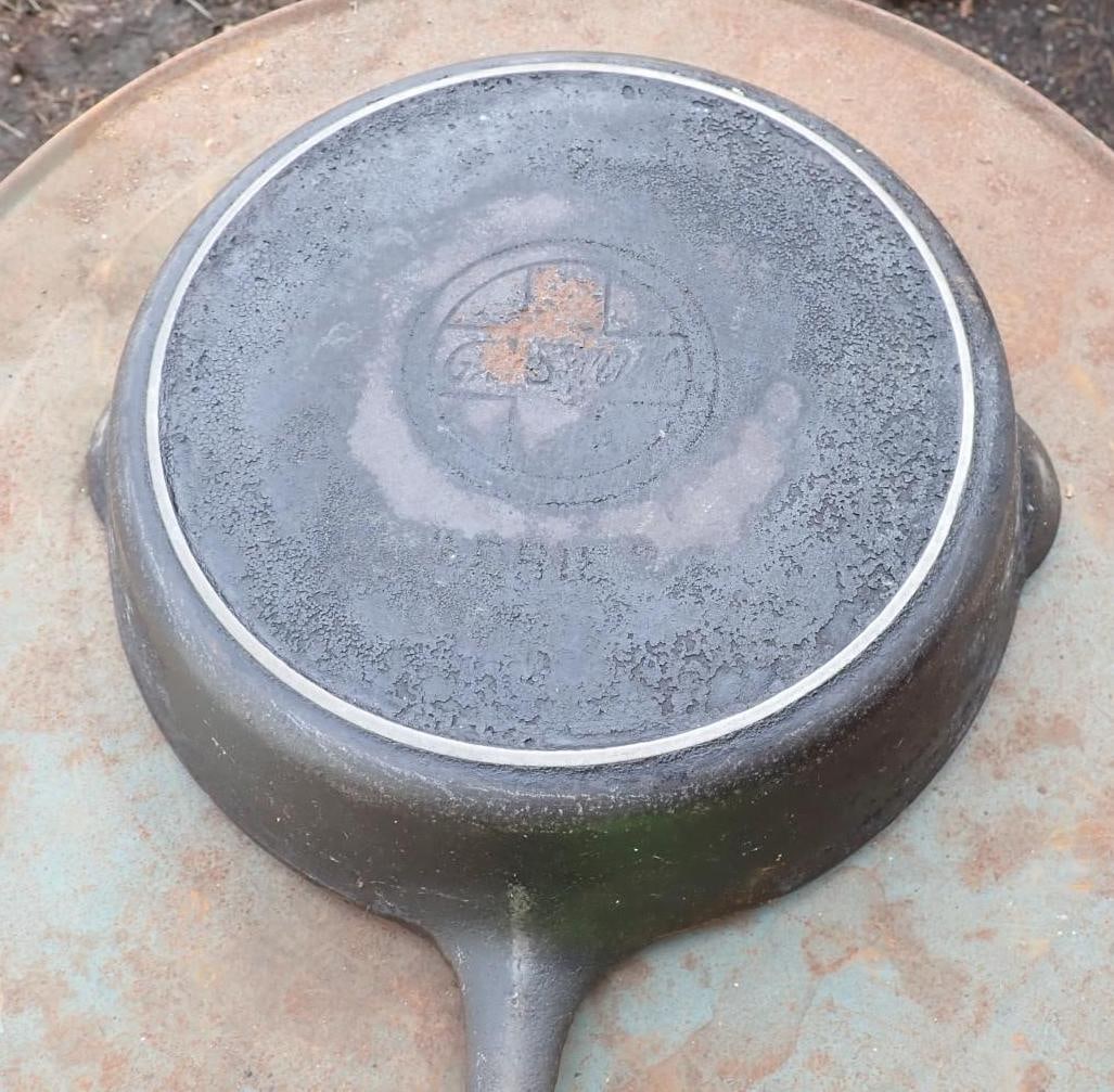 (3) Cast Iron Skillets - 8