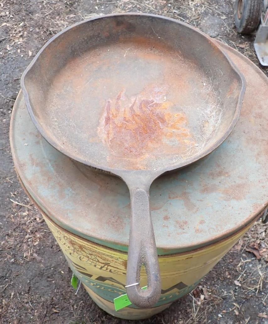 (3) Cast Iron Skillets - 3