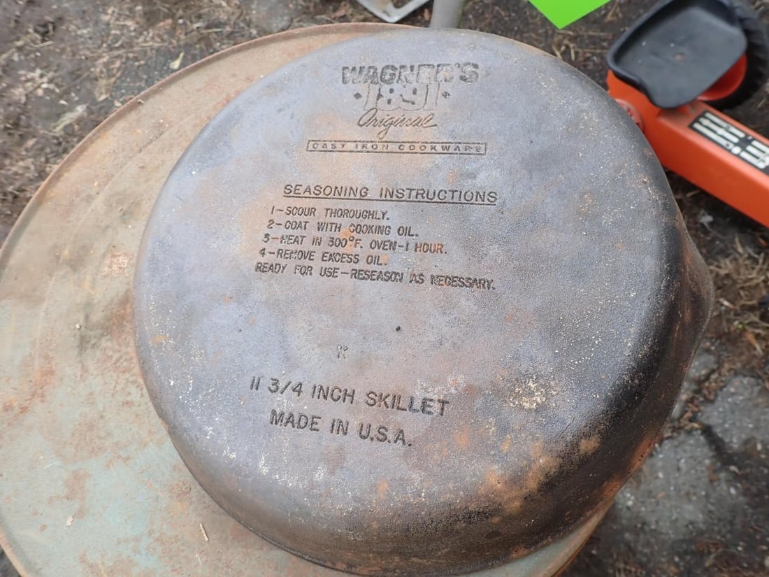 (3) Cast Iron Skillets - 5