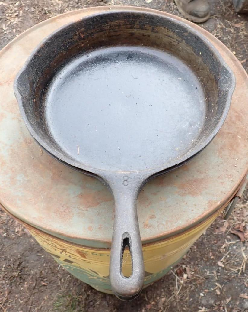 (3) Cast Iron Skillets - 2
