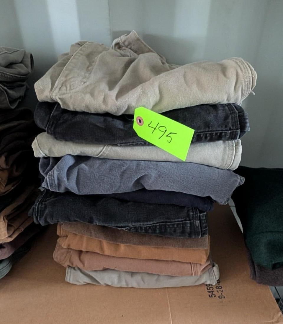 (10) Carhartt Work Pants: incl. 31 w- 36 ; 30l-32l 