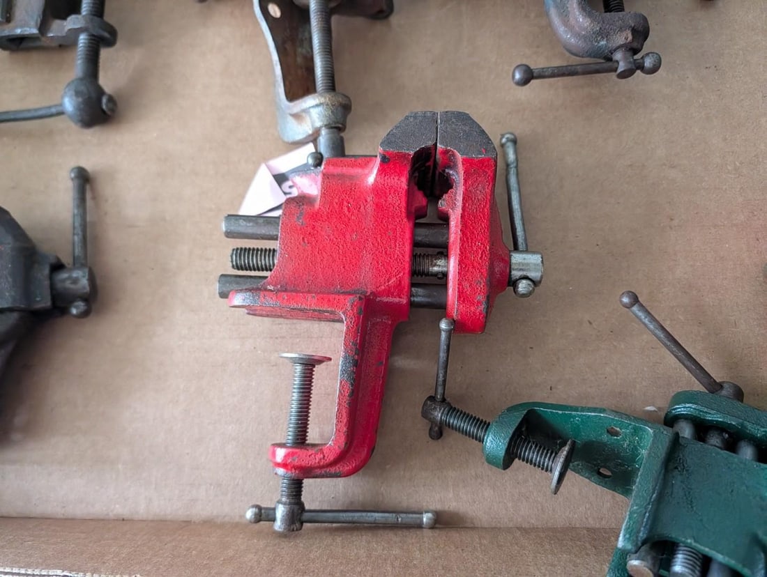 (8) Small Bench Vises - 3