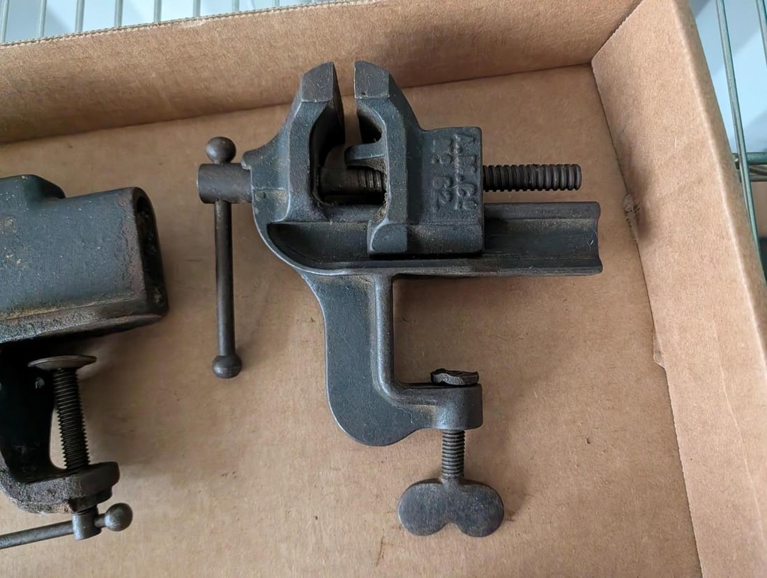 (8) Small Bench Vises - 6