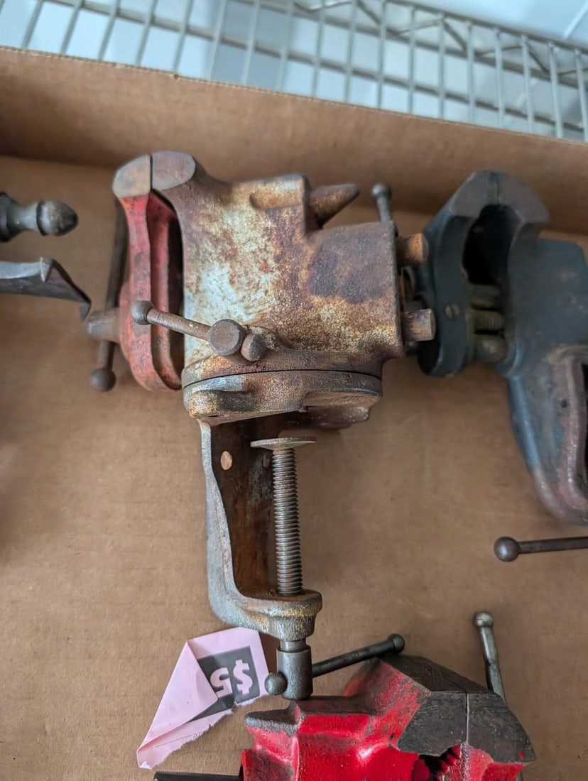 (8) Small Bench Vises - 8