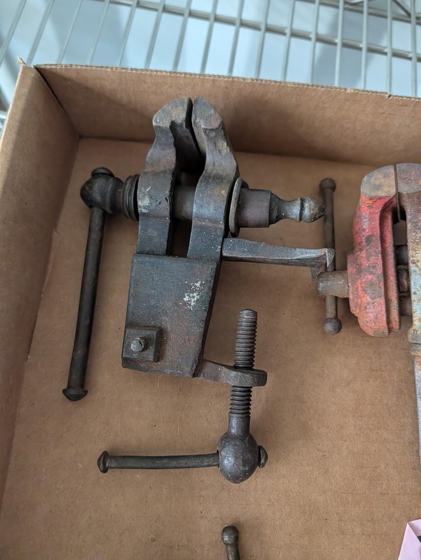 (8) Small Bench Vises - 9