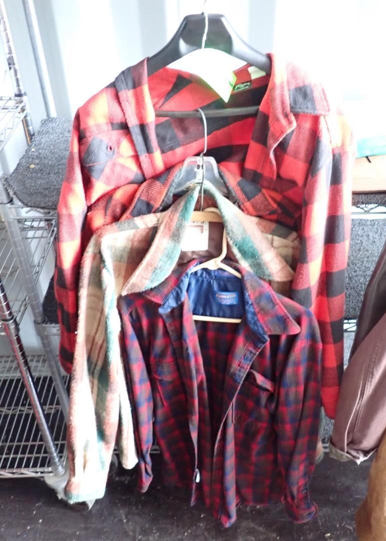 (4) Wool Jackets: size 52 M 