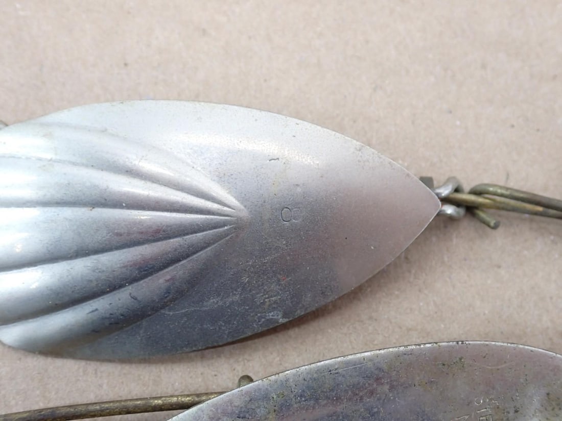 (6) Vintage Silver Spoon Fishing Lures - 10
