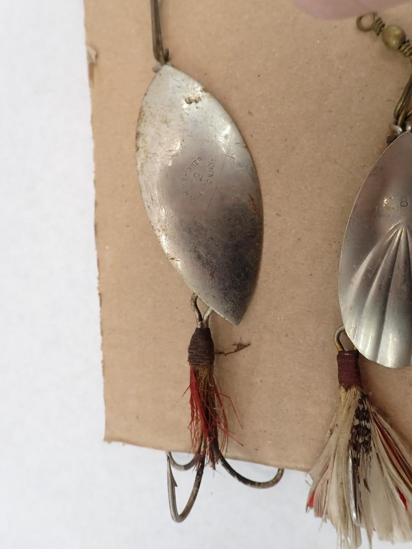 (6) Vintage Silver Spoon Fishing Lures - 11