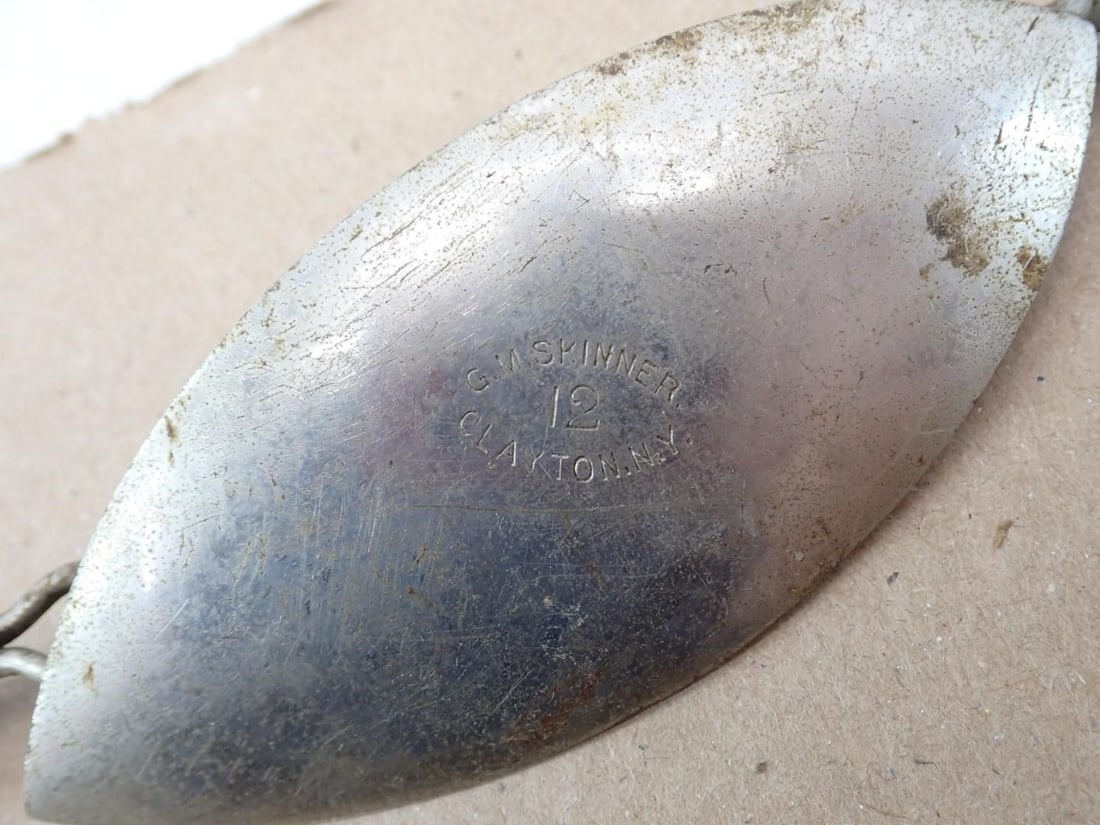 (6) Vintage Silver Spoon Fishing Lures - 12