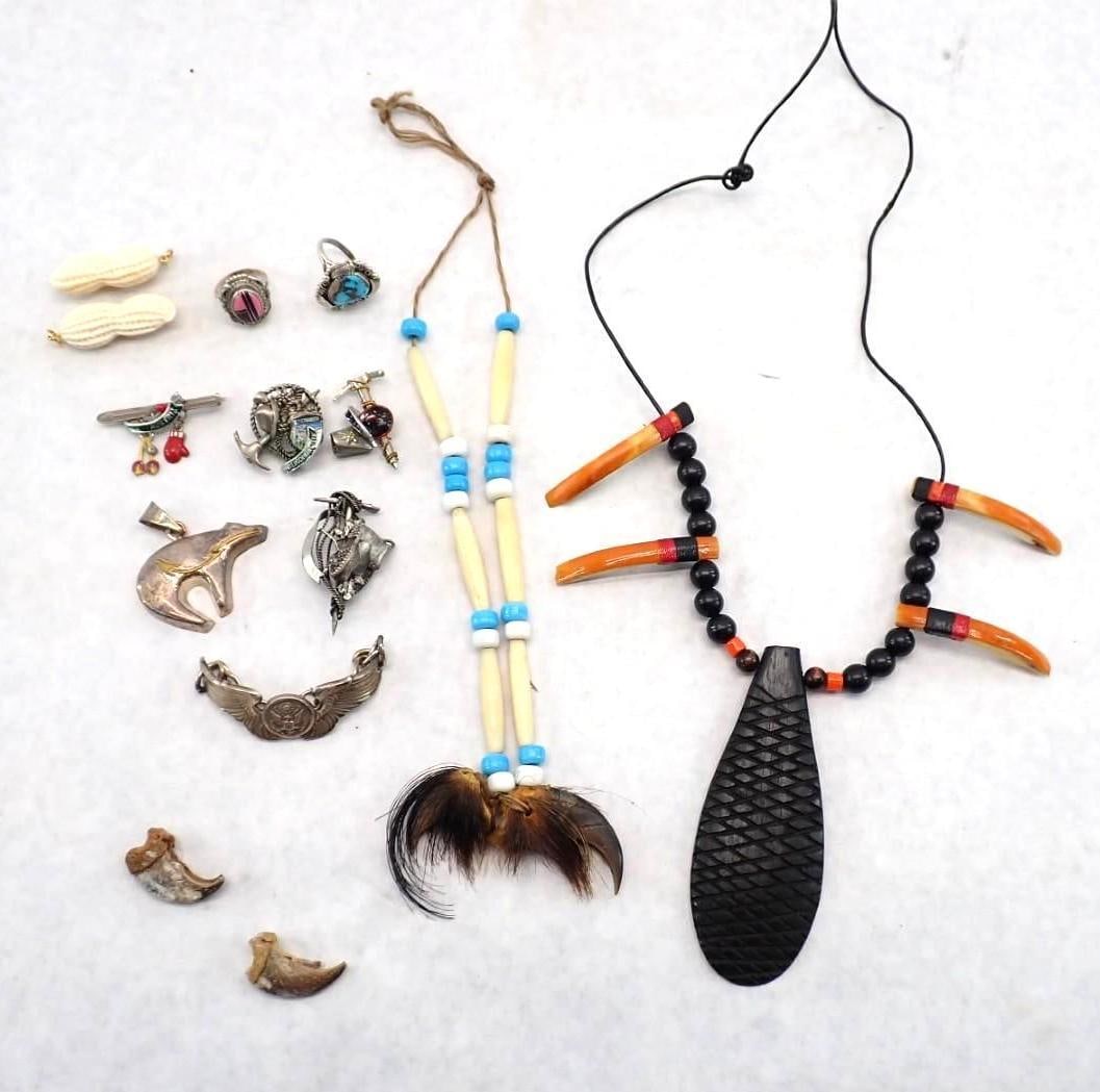 Native American, Military & Continental Pins - 2